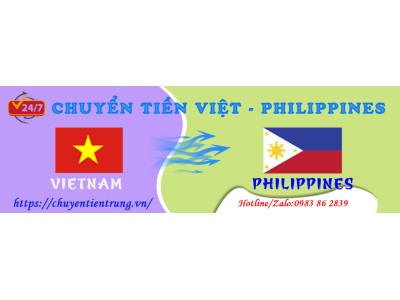 Chuyền tiền sang Philippines
